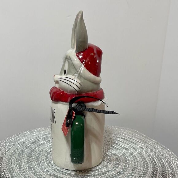 Rae Dunn Buggs Bunny Mug with Topper NWT - Picture 4 of 10